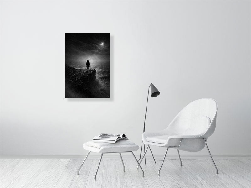 The Edge of Stillness - Somatic Illustration by Dawn M Roeske