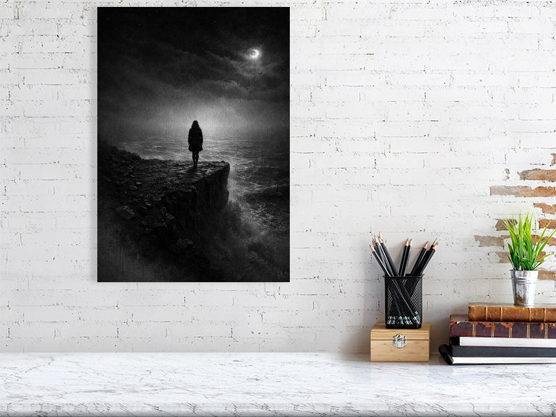 The Edge of Stillness - Somatic Illustration by Dawn M Roeske